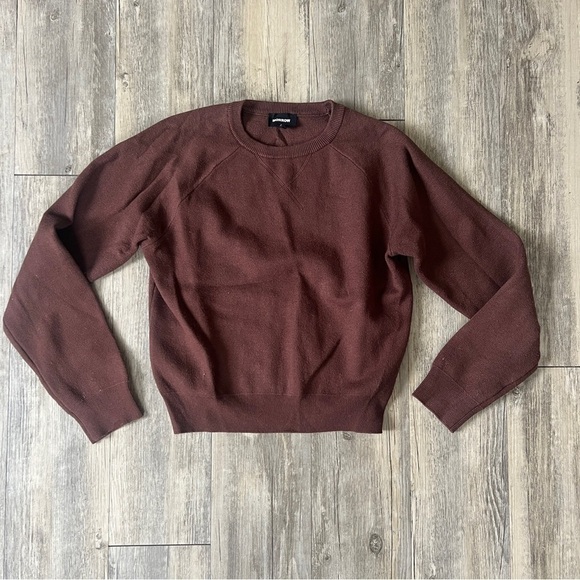 Monrow Super Soft Brown Sweater - Picture 2 of 4